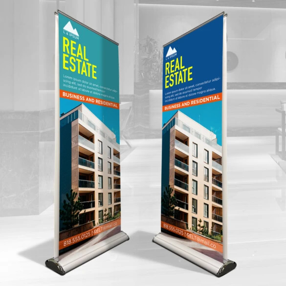 Custom Deluxe (Double-Sided) Retractable Banner