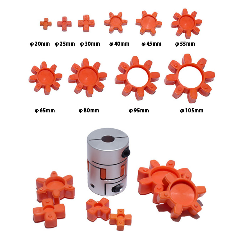 φ20-105mm Rotex Spider Coupling Element Insert For Coupling Torx Pad Damping