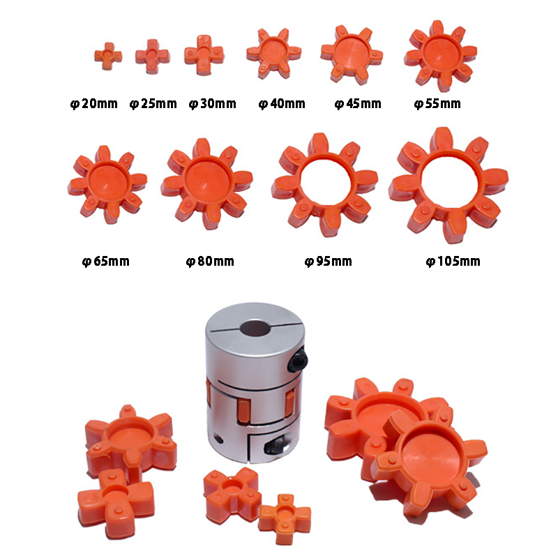 φ20-105mm Rotex Spider Coupling Element Insert For Coupling Torx Pad Damping