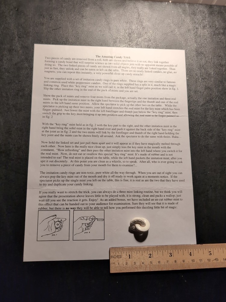 LINKING LIFESAVER CANDY Magic Trick