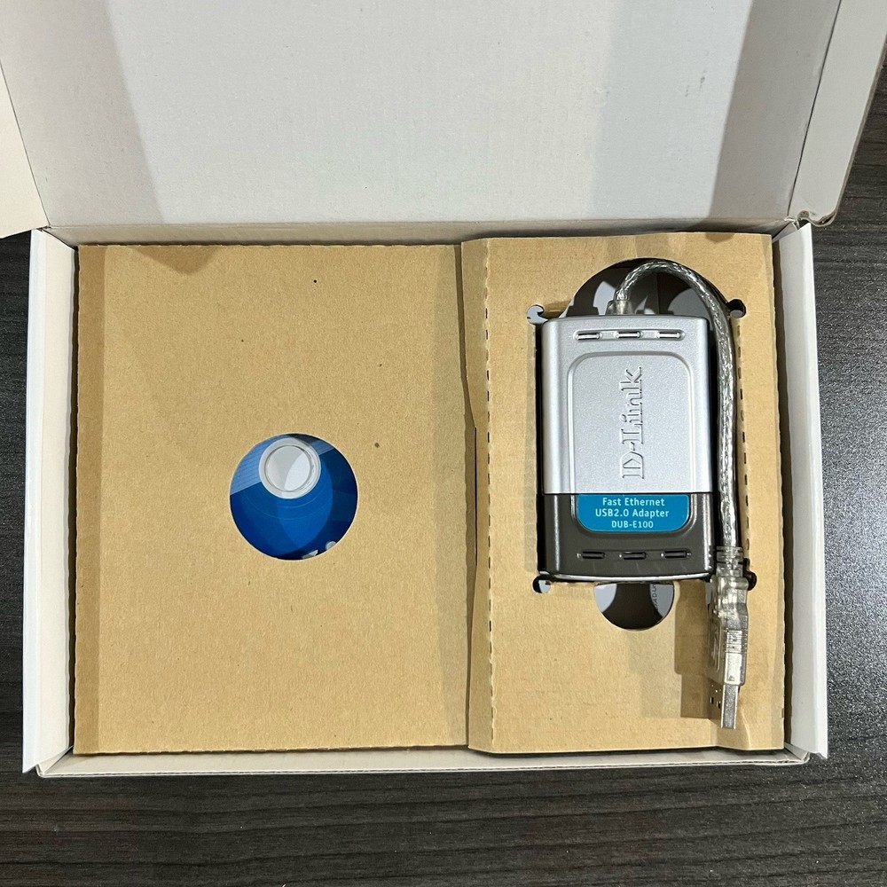 D-LINK DUB-E100 USB 2.0 FAST ETHERNET ADAPTER NEW