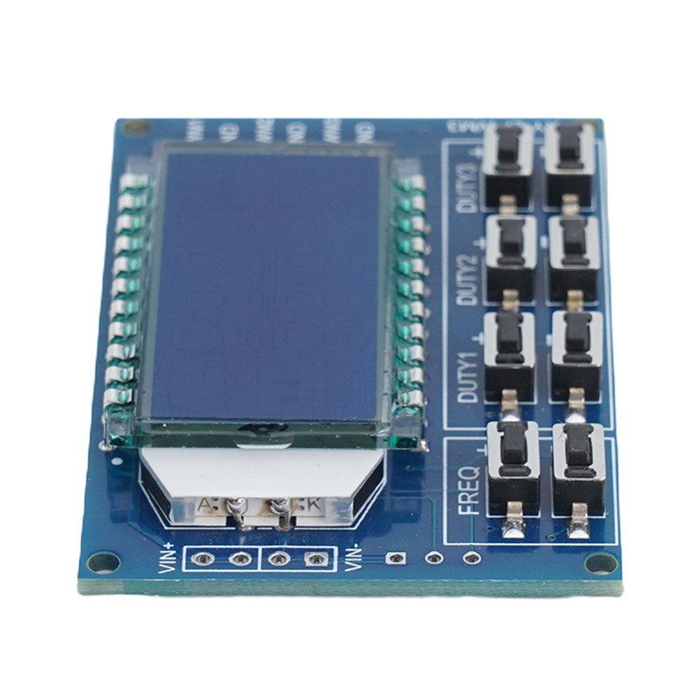 Adjustable Rectangular Wave Signal Generator with Serial Communication