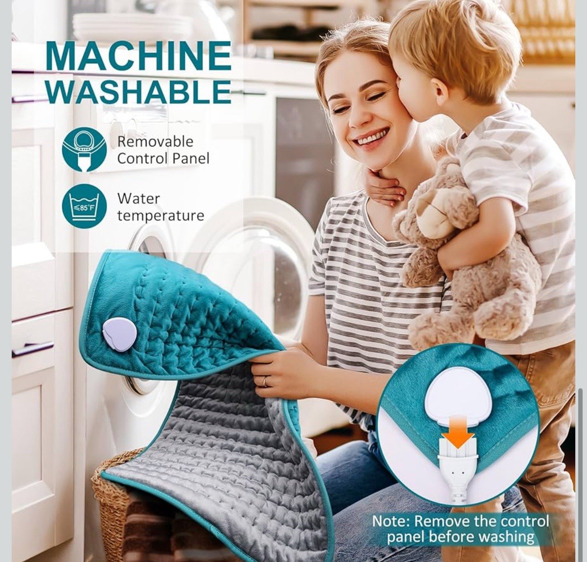 Electric Heating pad for Back/Shoulder/Neck/Knee