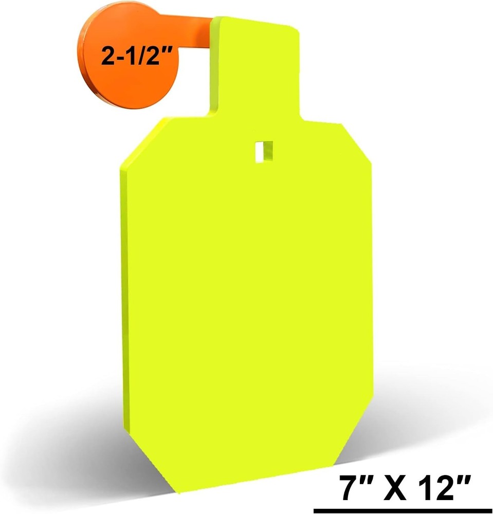 Precision Laser-Cut AR500 Hostage Target - 7" x 12" for Dynamic Shooting Fun