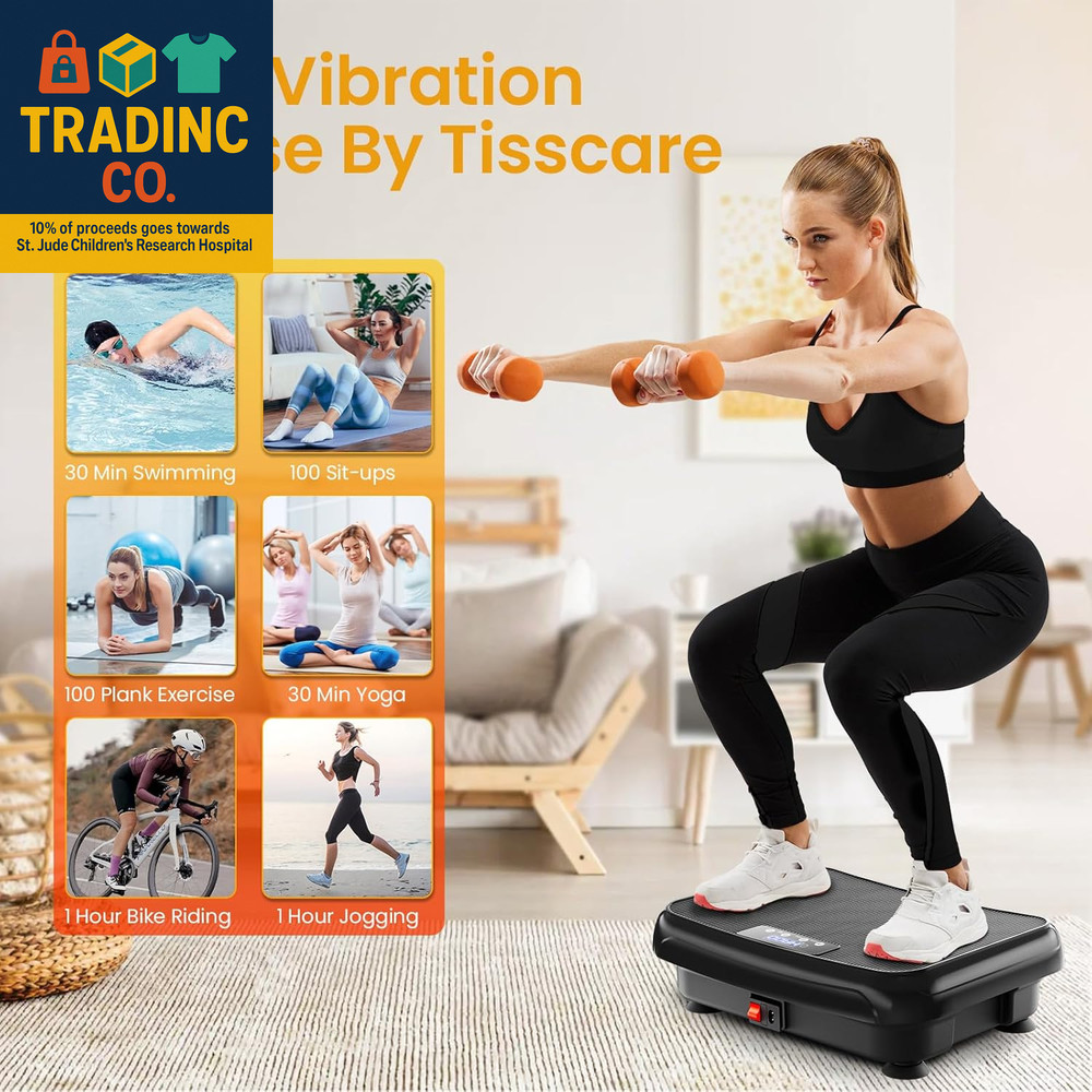 Vibration Plate Exercise Machine: Mini Vibrating Plates for Lymphatic Drainage