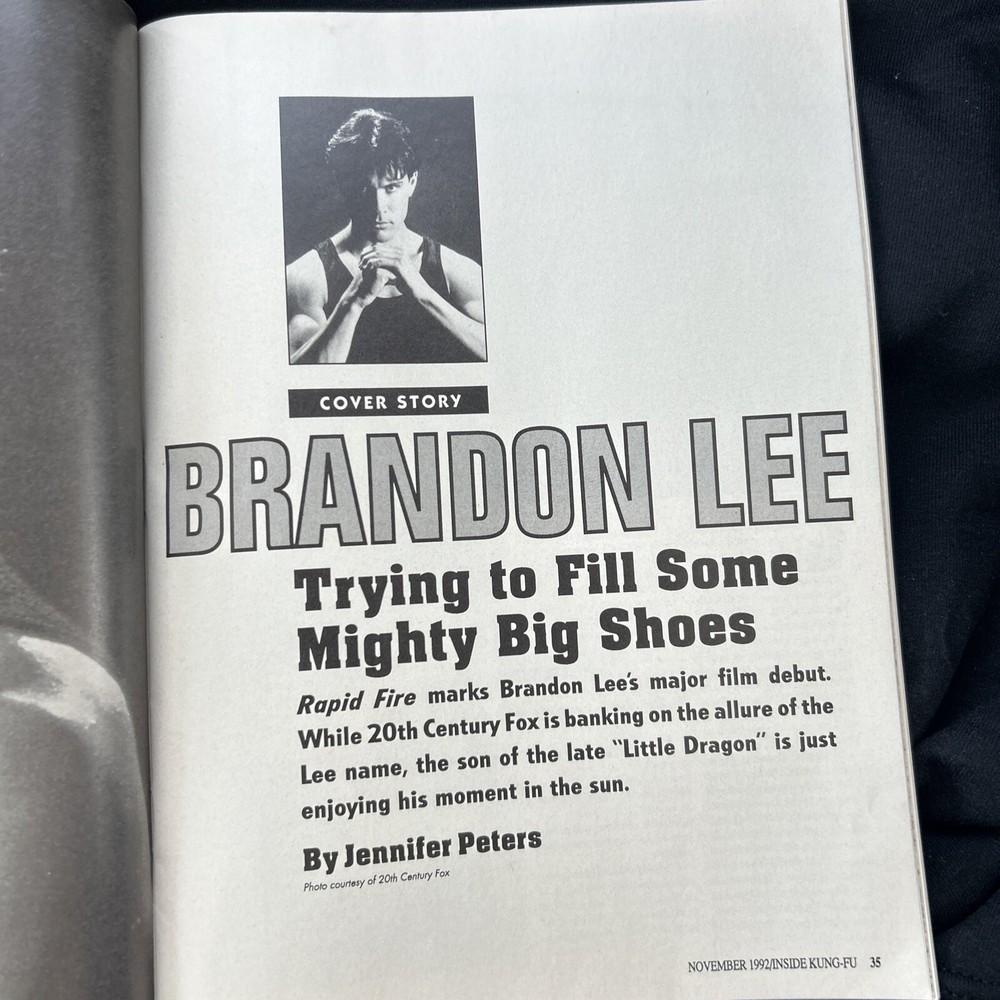Inside Kung-Fu Magazine November, 1992