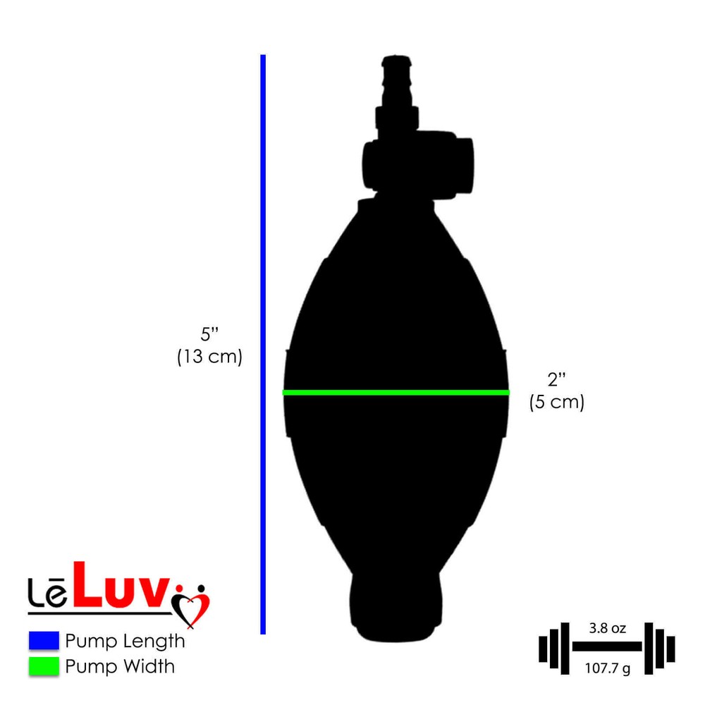 LeLuv Easyop Bgrip Replacement Bulb-Style Handle with Quick-Release Valve