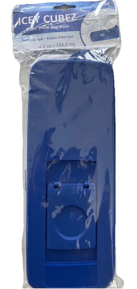 EVRIHOLDER Ice Tray Freezer easy stack store no odor spill Cubes Fridge