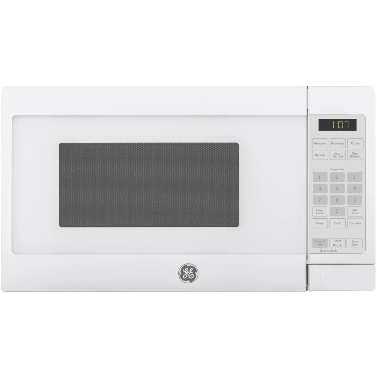 GE 0.7 Cu. Ft. Spacemaker Countertop Microwave Oven | White | GCHK07N1WWW