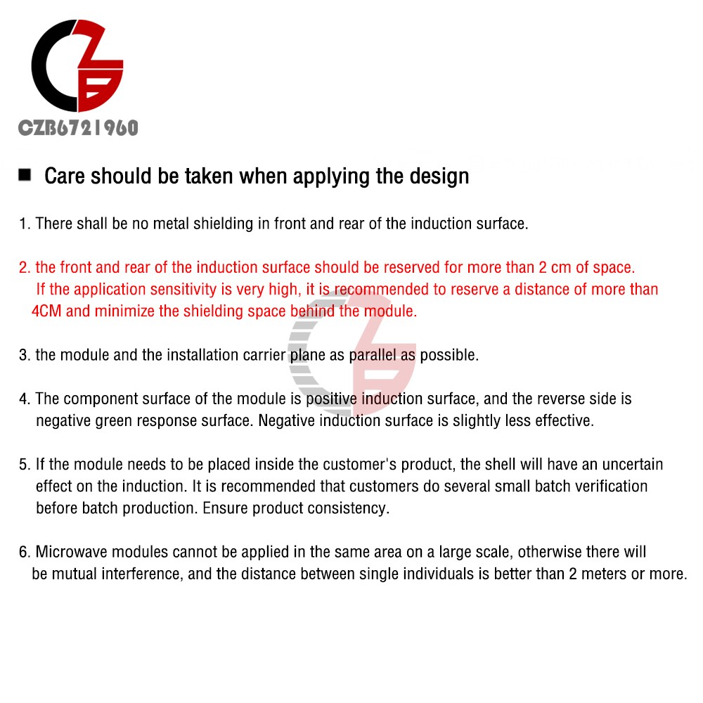 DC3-30V RCWL-0513 Microwave Radar Sensor Module Smart Sensor Detector for Lights