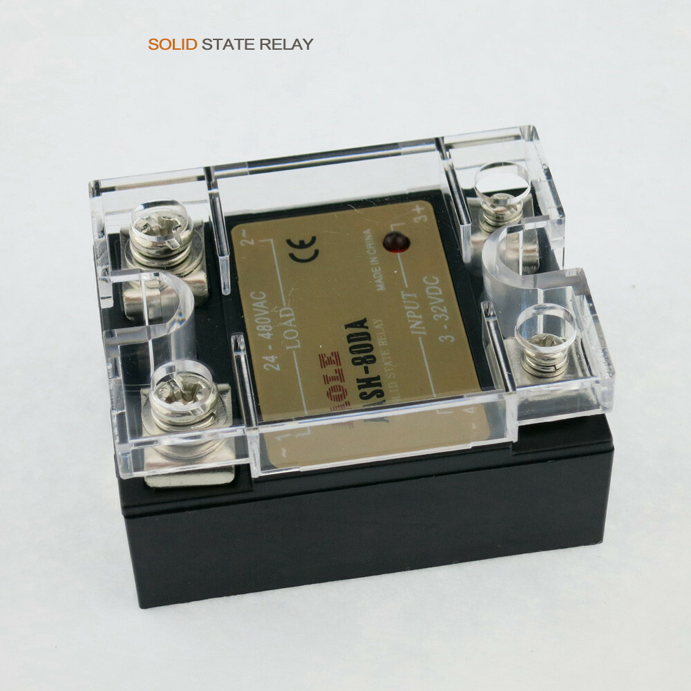 3-32VDC normally open single-phase solid state relay ASH-80DA DC-AC