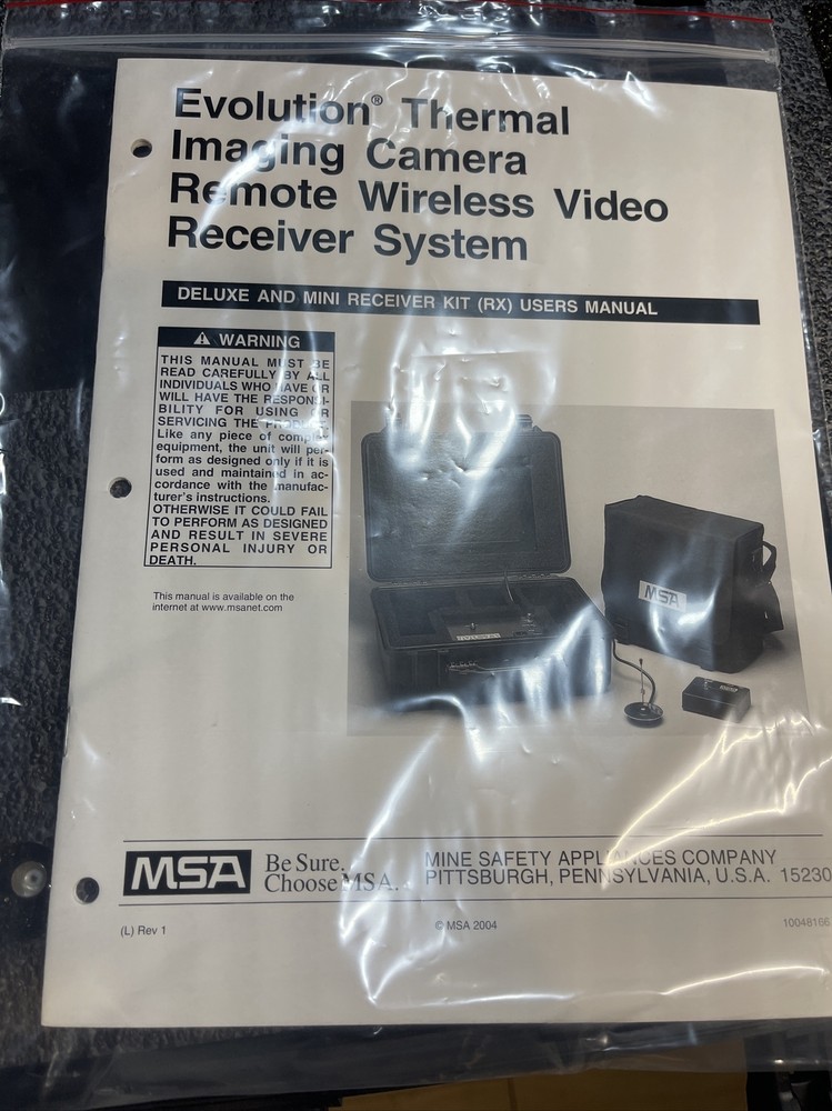 MSA Evolution Thermal Video Receiver System Ships Free