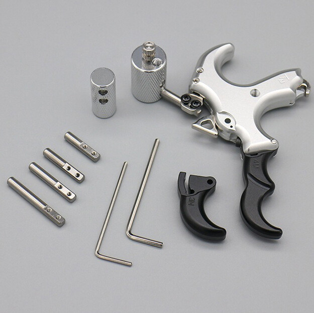 Compound Bow Archery Release Aid 3 4 Finger Grip Thumb Caliper Trigger Hunting