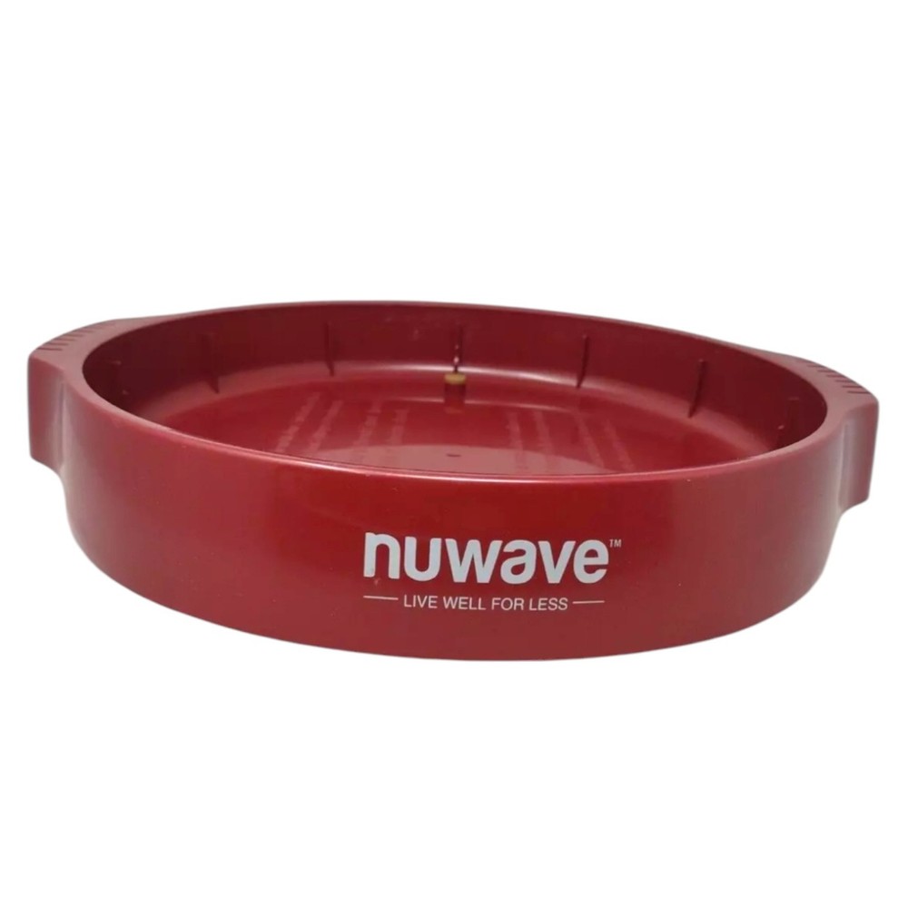 Nuwave Pro Plus Infrared Oven Replacement Part Bottom Base Tray RED