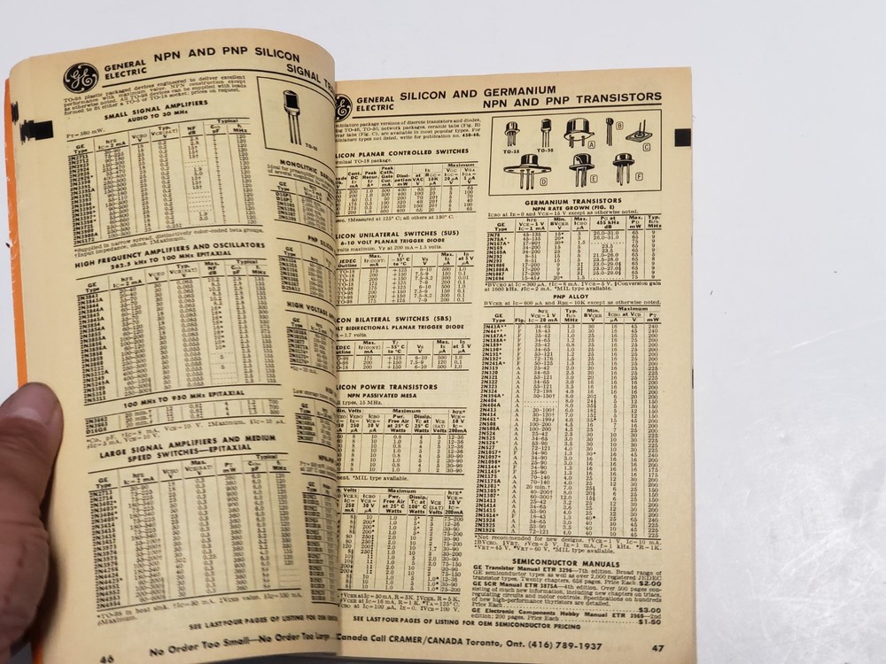 Vtg. 1970 Cramer Electronics Catalog, Equipment, Hardware