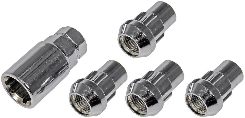 Chrome Wheel Lock Set Replacement Upgrade to Prevent Theft Durable Quality