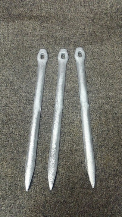 WWI Repro 1915 German Zeltbahn Tent Stakes (3 in a set)
