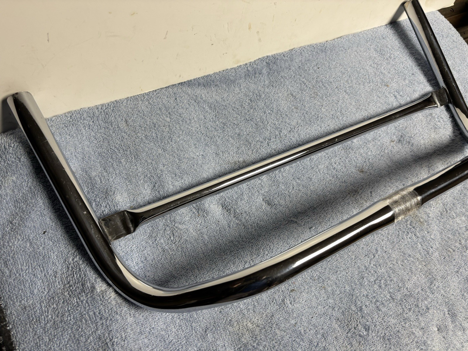 Prewar Torrington Autocycle / Motorbike bicycle cross brace re-plated handlebars