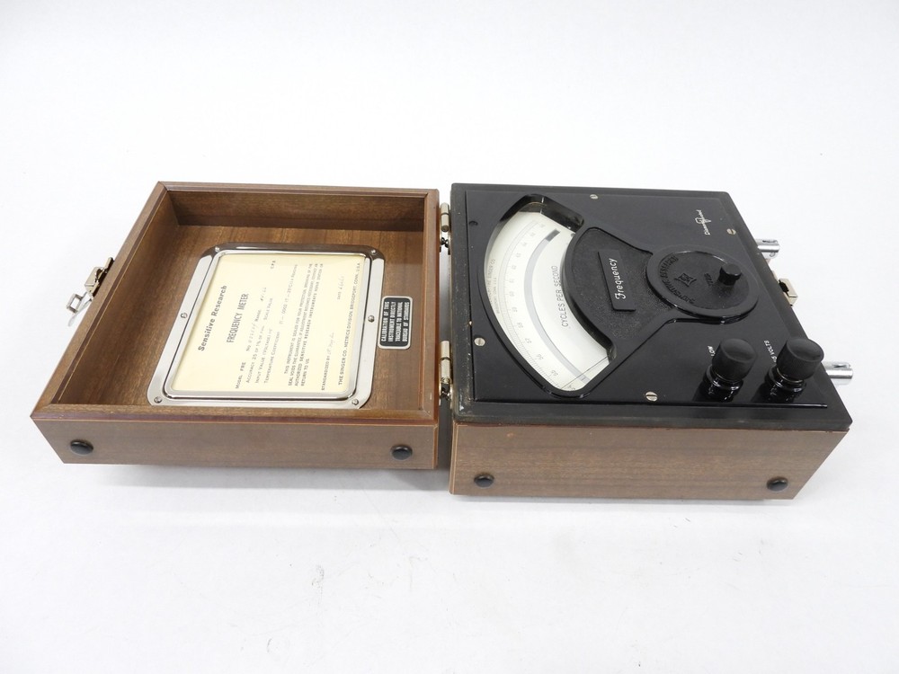 Sensitive Research Model FRE Frequency Meter (great condition)