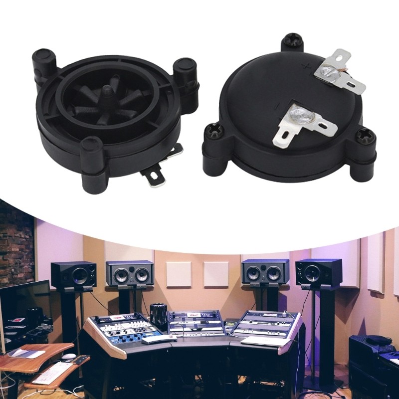 2pcs Compactly Horn Tweeter Speakers Featuring Advanced Piezoelectric Design