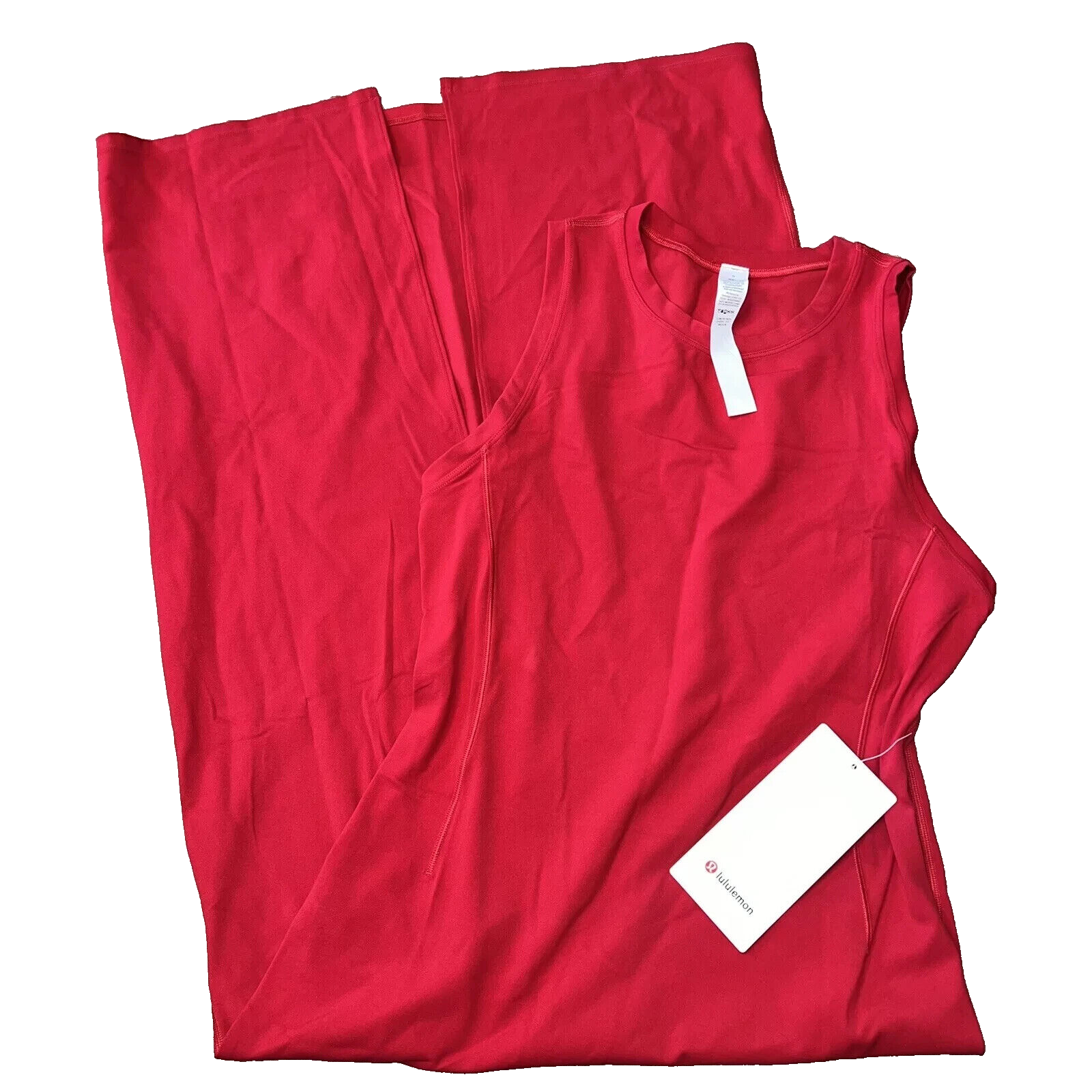 NWT Lululemon All Aligned Midi Dress DKRD Dark Red Size 8