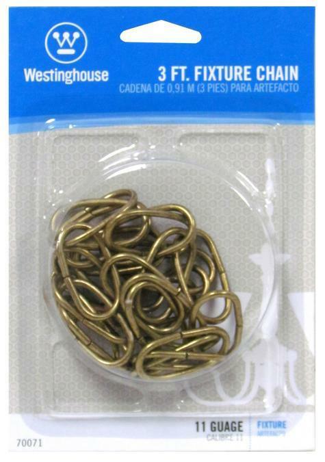 3' Antique Brass Finish Fixture Chain