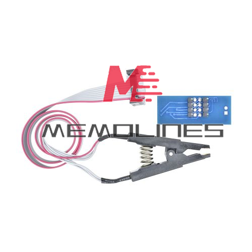 1-50x SOIC8 SOP8 Flash Chip IC Test Clips Socket Adpter BIOS/24/25/93 Programmer