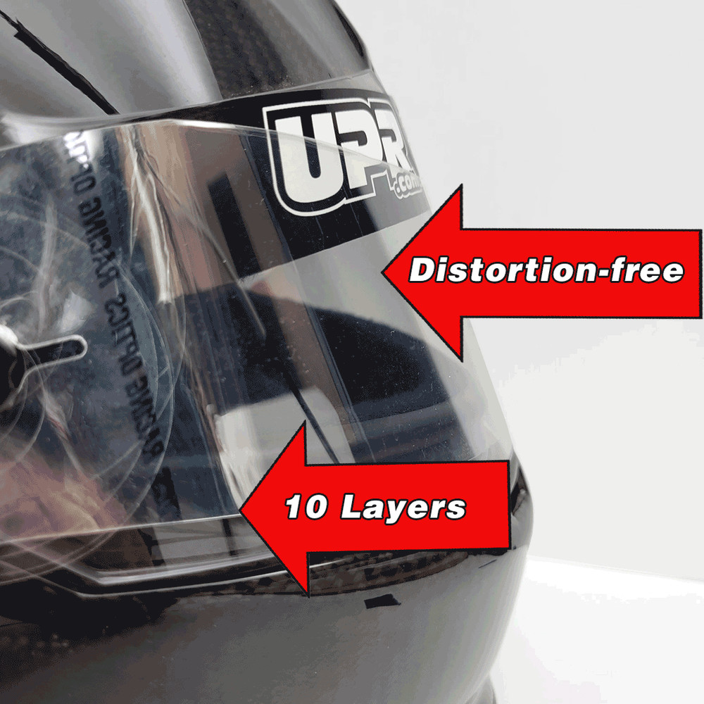 Racing Optics X Stack Tear Offs | Simpson Impact Shields | 10209C 30 Pack