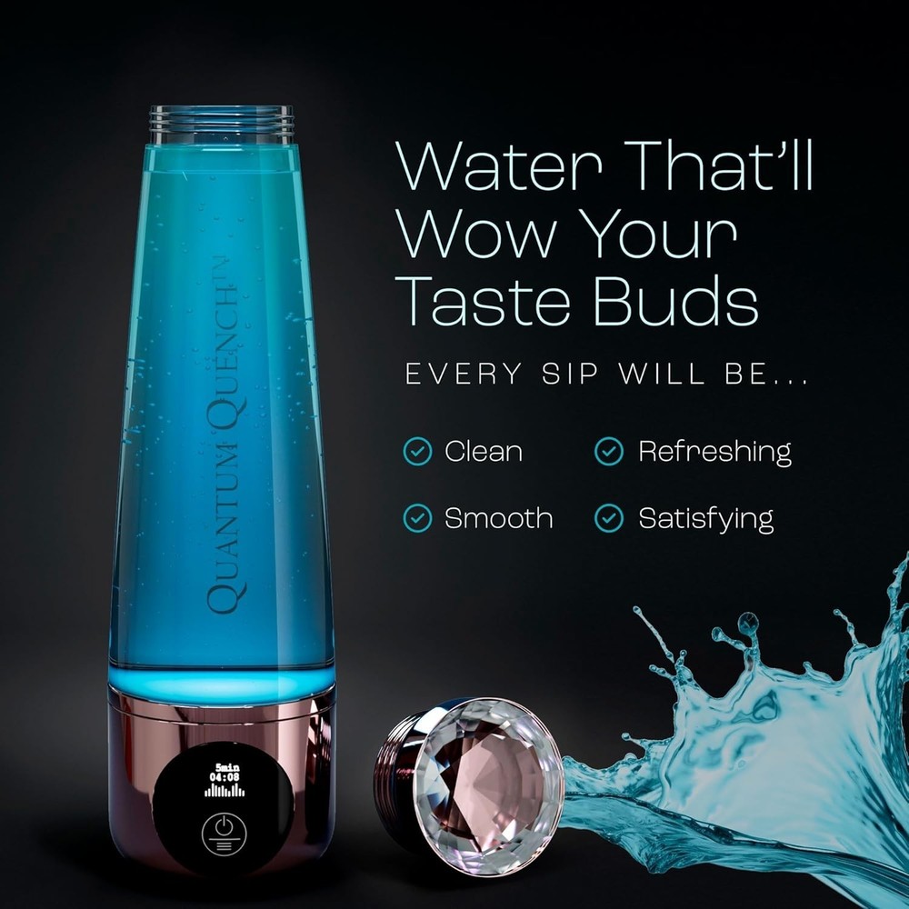 Quantum Quench Hydrogen Water bottle NEW SEALED