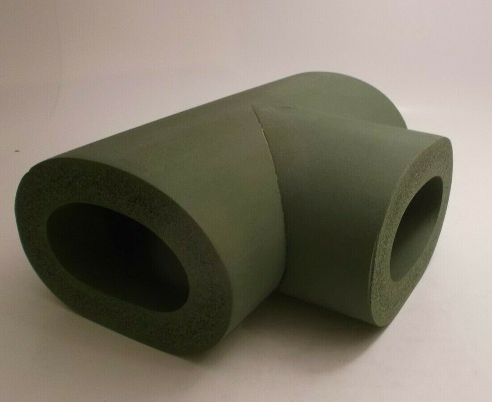 K-FLEX 2-5/8" x 1-3/64" Elastomeric Tee Pipe Fitting Insulation - 3/4" Thickness