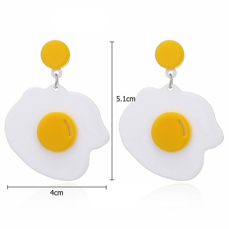 Sunny Side Up Eggs Earrings