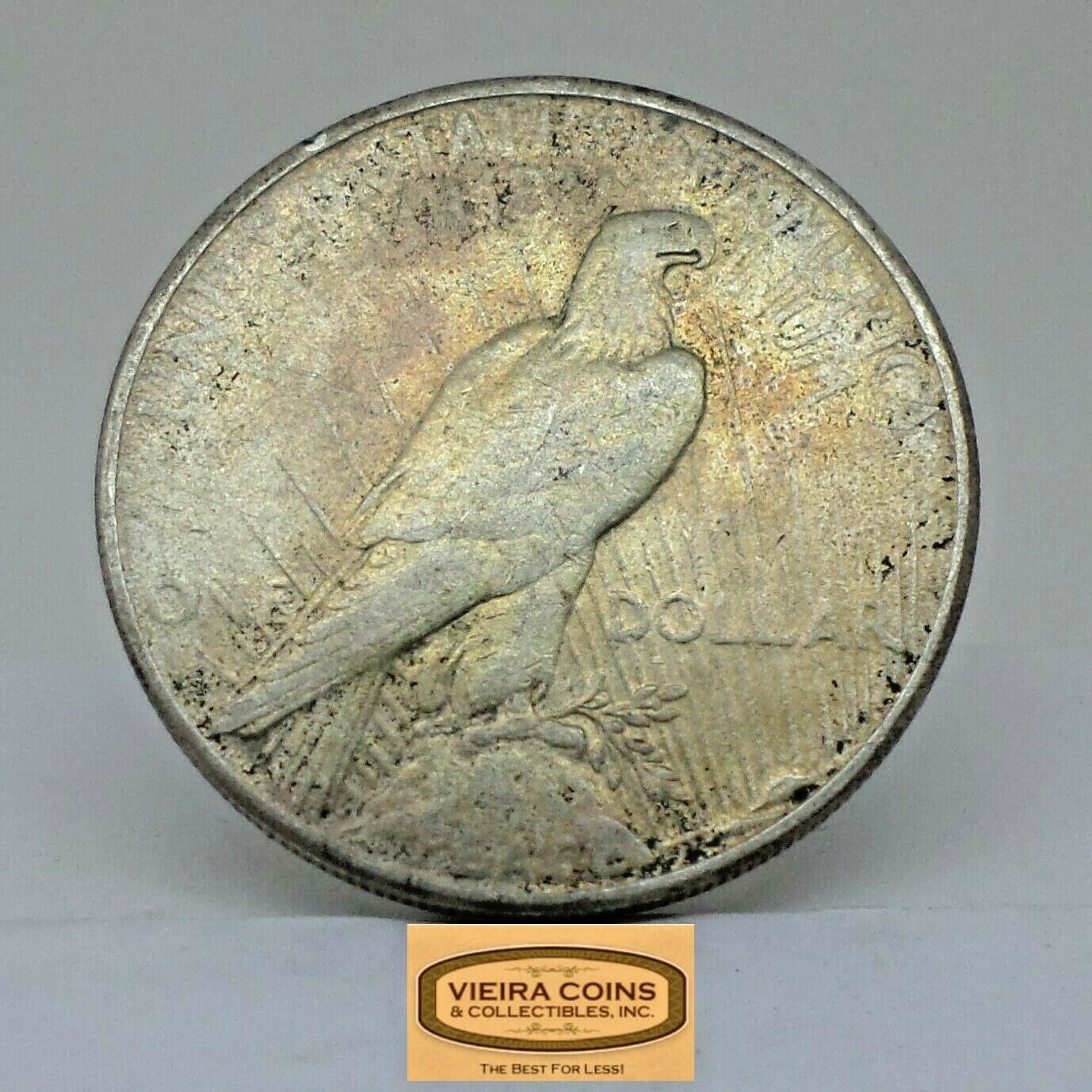 1921-1935 Random Year Cull Peace Silver Dollar, Full Dates, no Holes - #D9