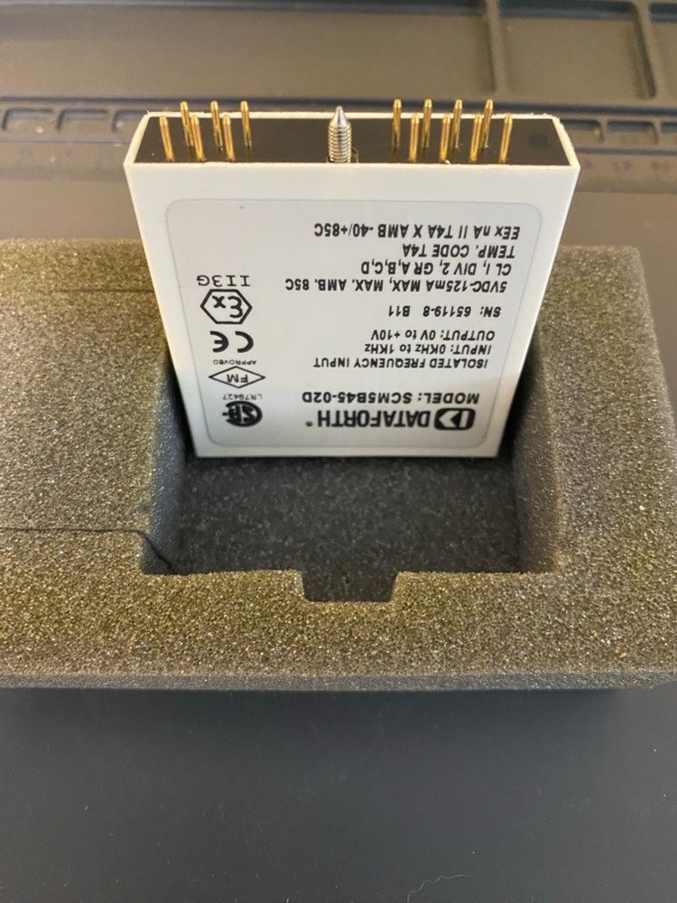 DATAFORTH SCM5B45-02D Input: 0-1kHz Output: 0-+10V Fully Functional