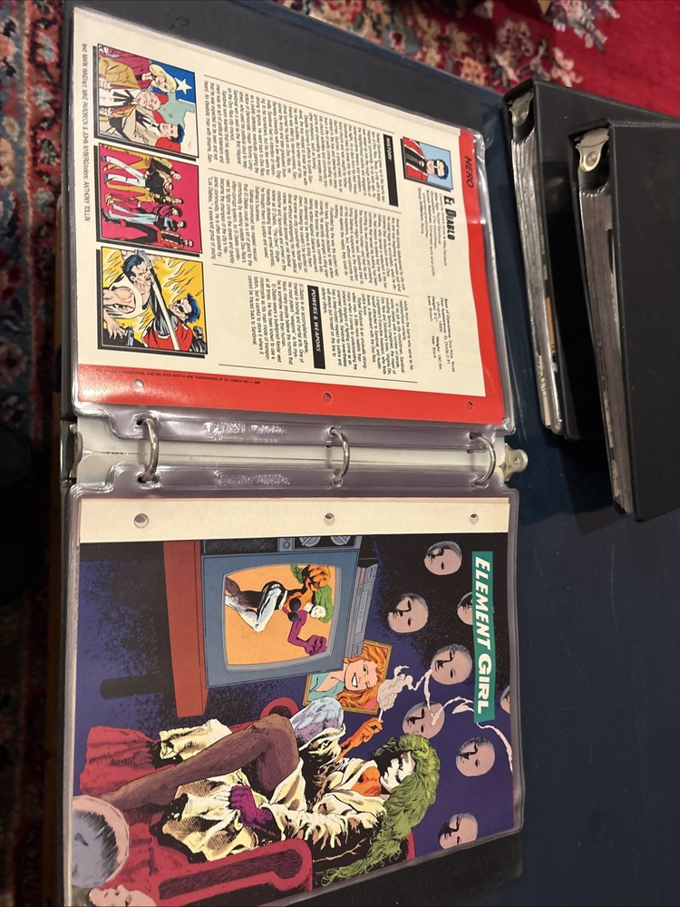 Comic Book Bio Binder