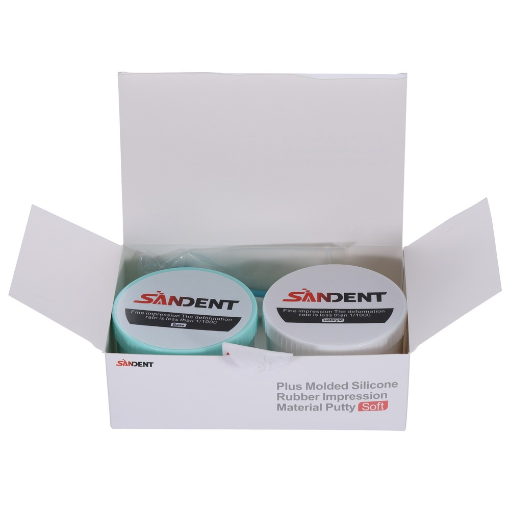 Dental Silicone Impression Material Putty Base+Catalyst+Light Body