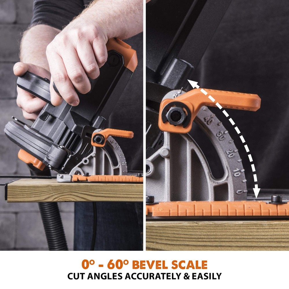 Evolution Power Tools R185CCS 71/4" TCT MultiMaterial Cutting Circular Saw,