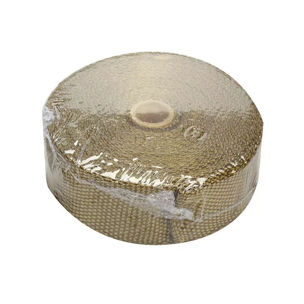 2" x 50' Titanium Exhaust Wrap for Car Headers with Stainless Steel Zip Ties