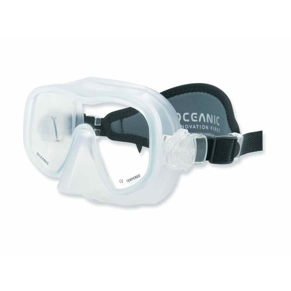 Oceanic Mini Shadow Scuba Mask - Ice - Frameless - Neoprene Strap - Mini Size