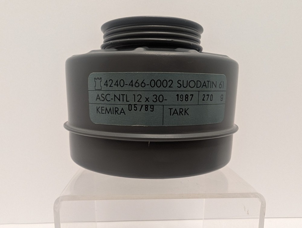 Finnish 60mm Gas Mask Filter NOS