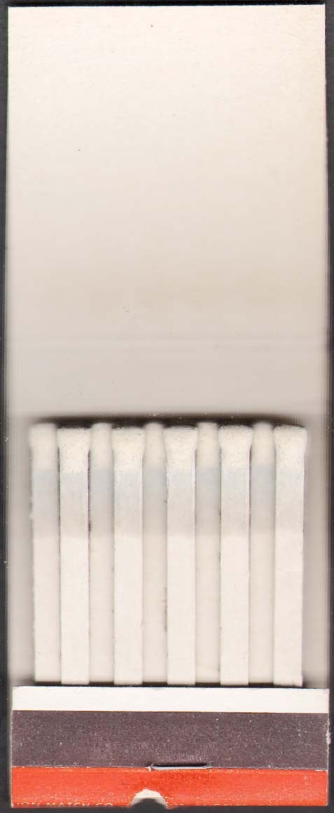 Royal Triton Motor Oil Can Vintage Full Matchbook, Paragon Dist