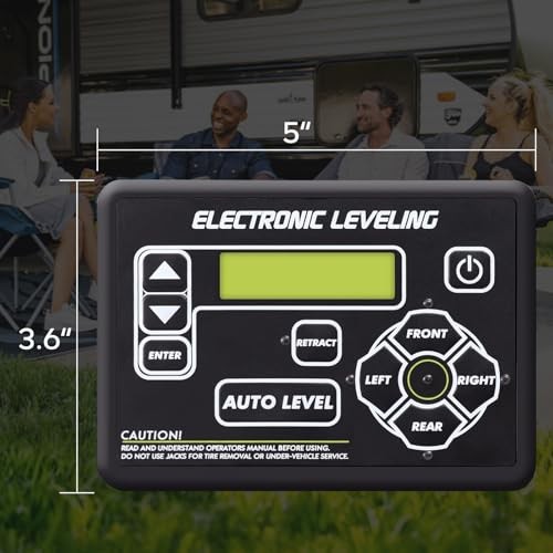 421484 RV Leveling Touchpad Control Panel with Auto-Leveling Button,