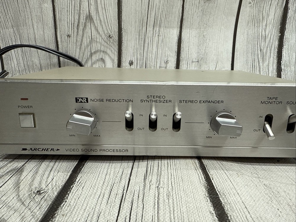 Archer Video Processor Model 15-1272A Radioshack Analog VHS Enhancer Untested