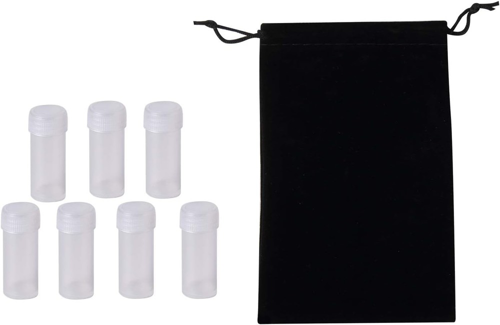 100Pcs 5ML Small Pill Plastic Containers Empty Pill Bottles Sample Bottles Vi...