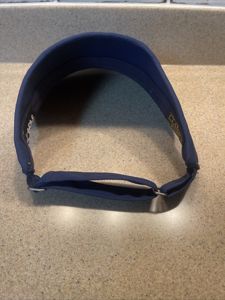 Yupoong Majesticks Golf Visor Blue Adjustable