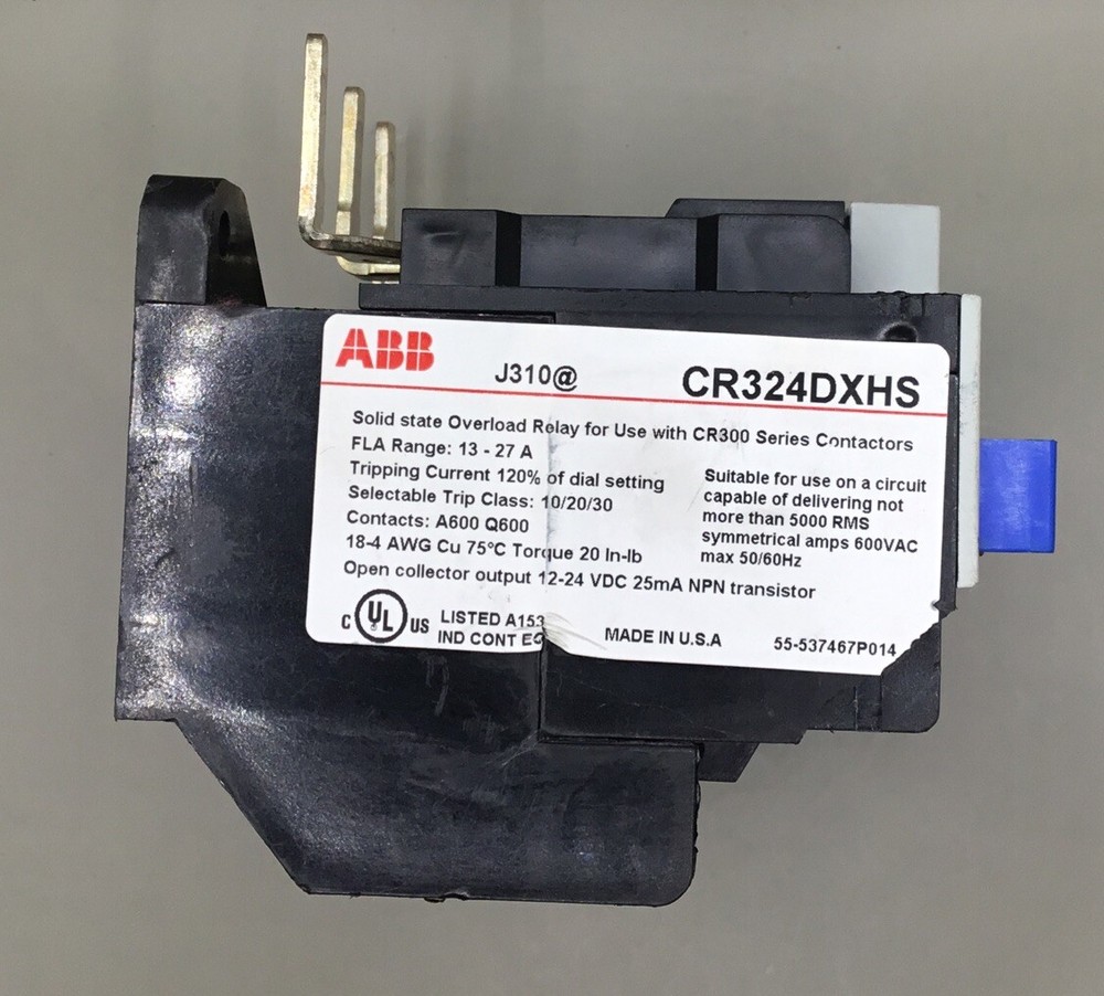 ABB CR324DXHS Overload Relay Solid State