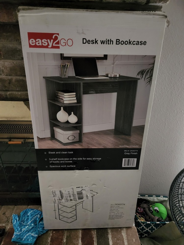 Desk With Bookcase