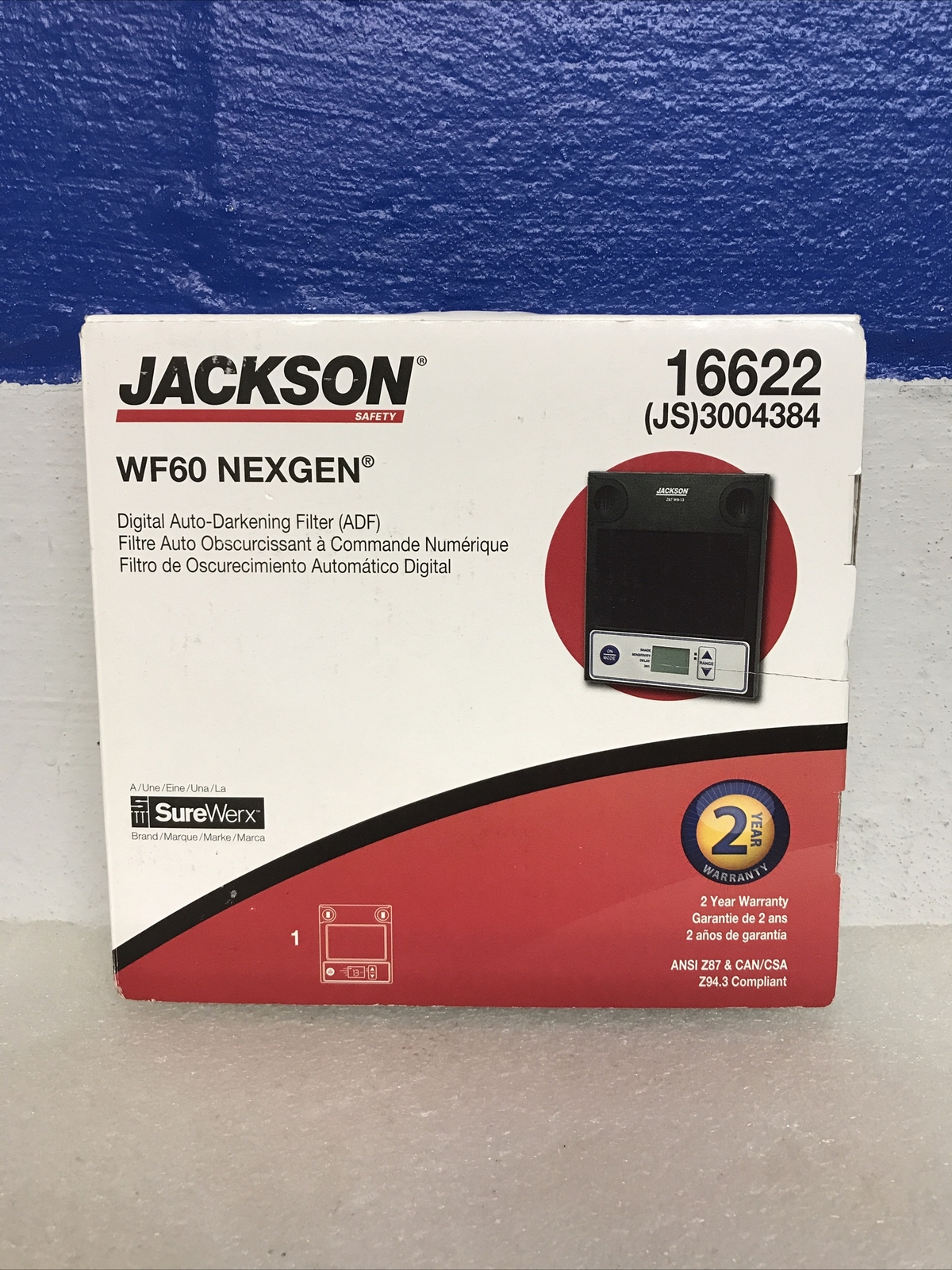 JACKSON WF60 Nexgen Digital Auto Darkening Filter ADF 16622 New In Original Box