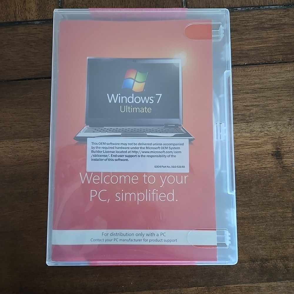 Microsoft Windows 7 Ultimate DVD 32 Bit Software 2011