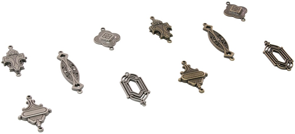 Tim Holtz Assemblage Links 10/Pkg Art Deco