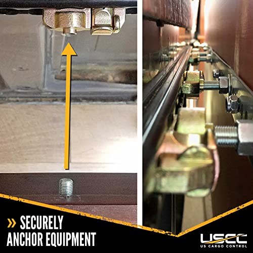 L Track Double Stud Fitting with Bolt Thread, Use with L Track Rails in Your